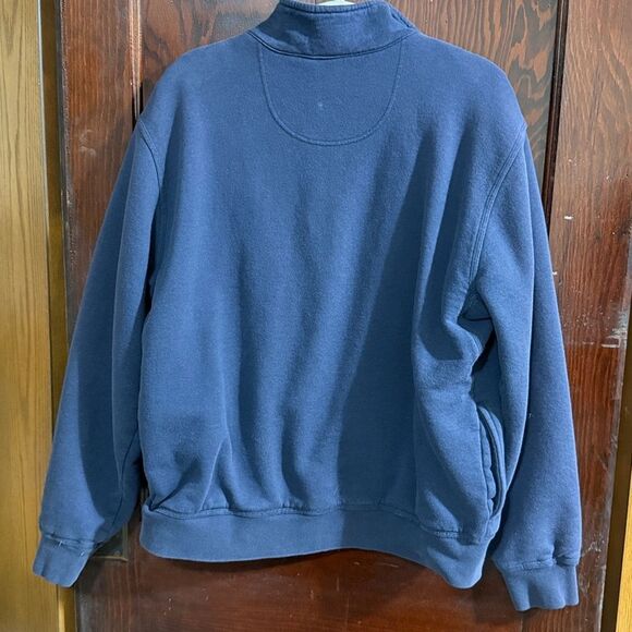 LL. Bean Men's Large Jacket Fleece Lined Full Zip Workwear Rugged Katahdin Blue - Picture 7 of 7